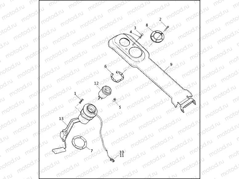 FUEL TANK INSTRUMENTS - FXD & FXDS-CON