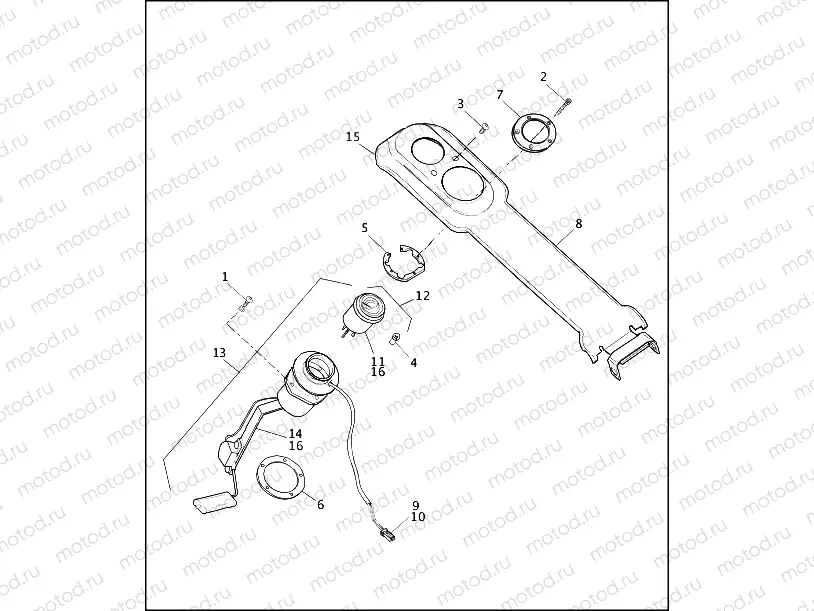 FUEL TANK INSTRUMENTS - FXD & FXDS-CON
