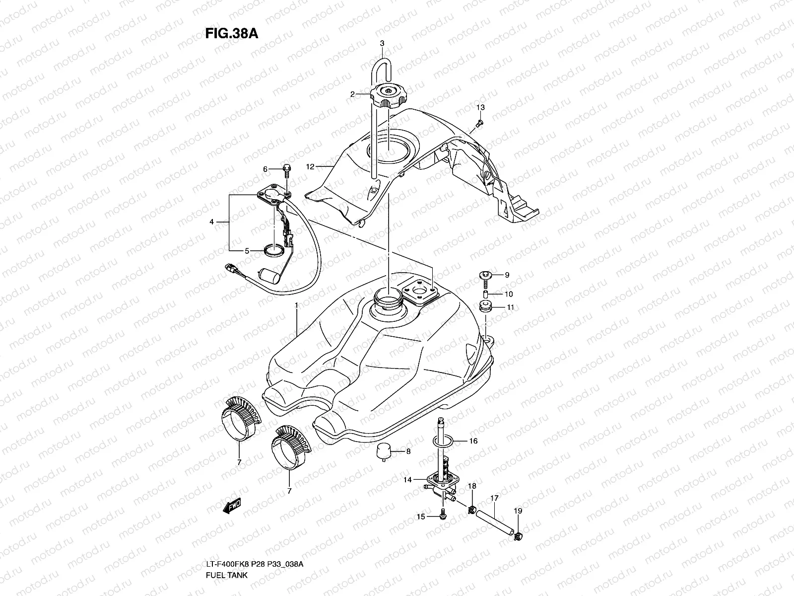 FUEL TANK (LT-F400FL0)