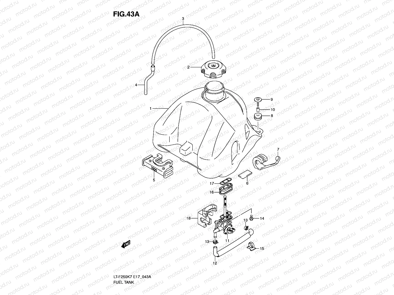 FUEL TANK (MODEL K9/L0)