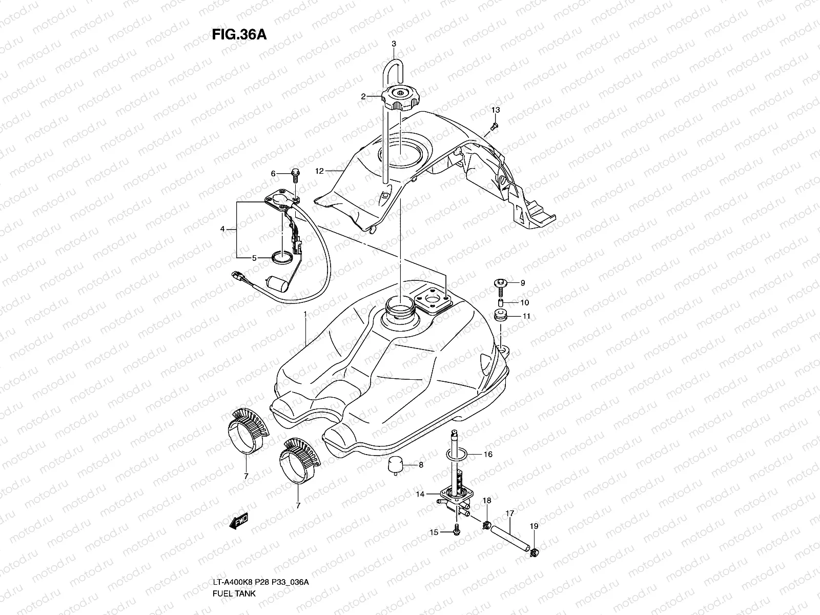 FUEL TANK (MODEL L0)