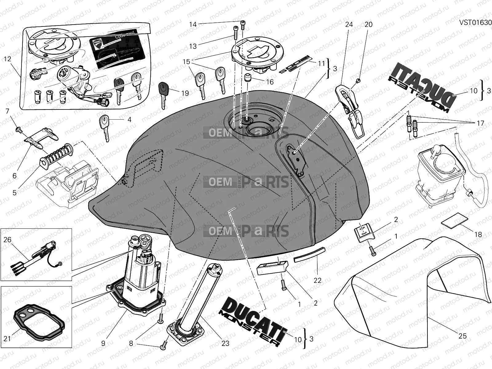 FUEL TANK [MOD:M 1200S]