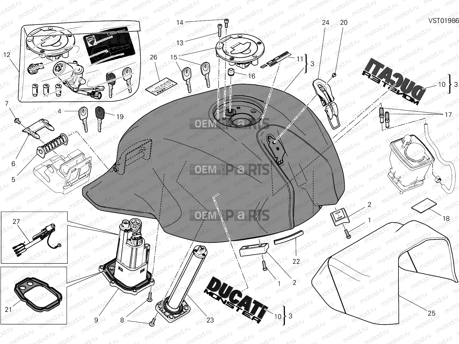 FUEL TANK [MOD:M 1200S;XST:JAP]