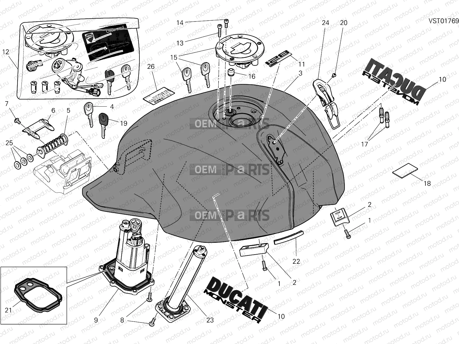 FUEL TANK [MOD:M 821;PLT:DB10;XST:JAP]
