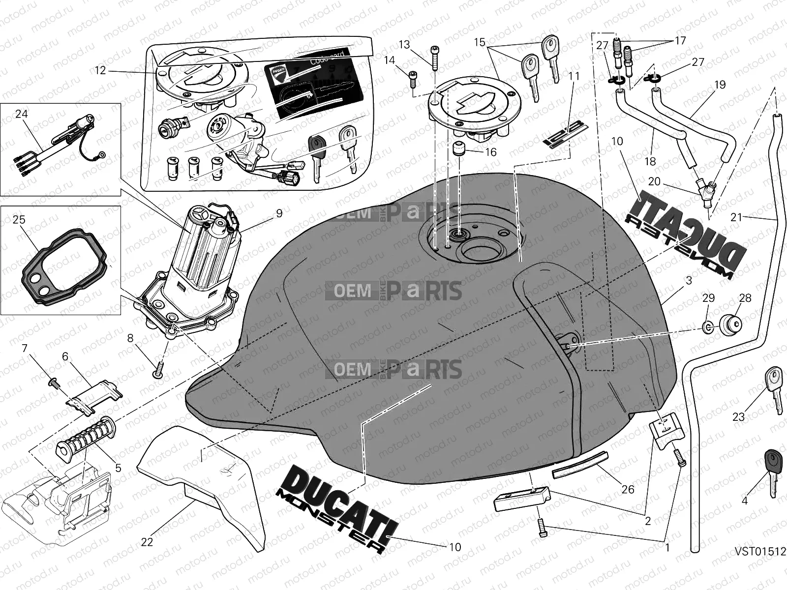FUEL TANK [MOD:M821DARK;XST:AUS,EUR,FRA,JAP]