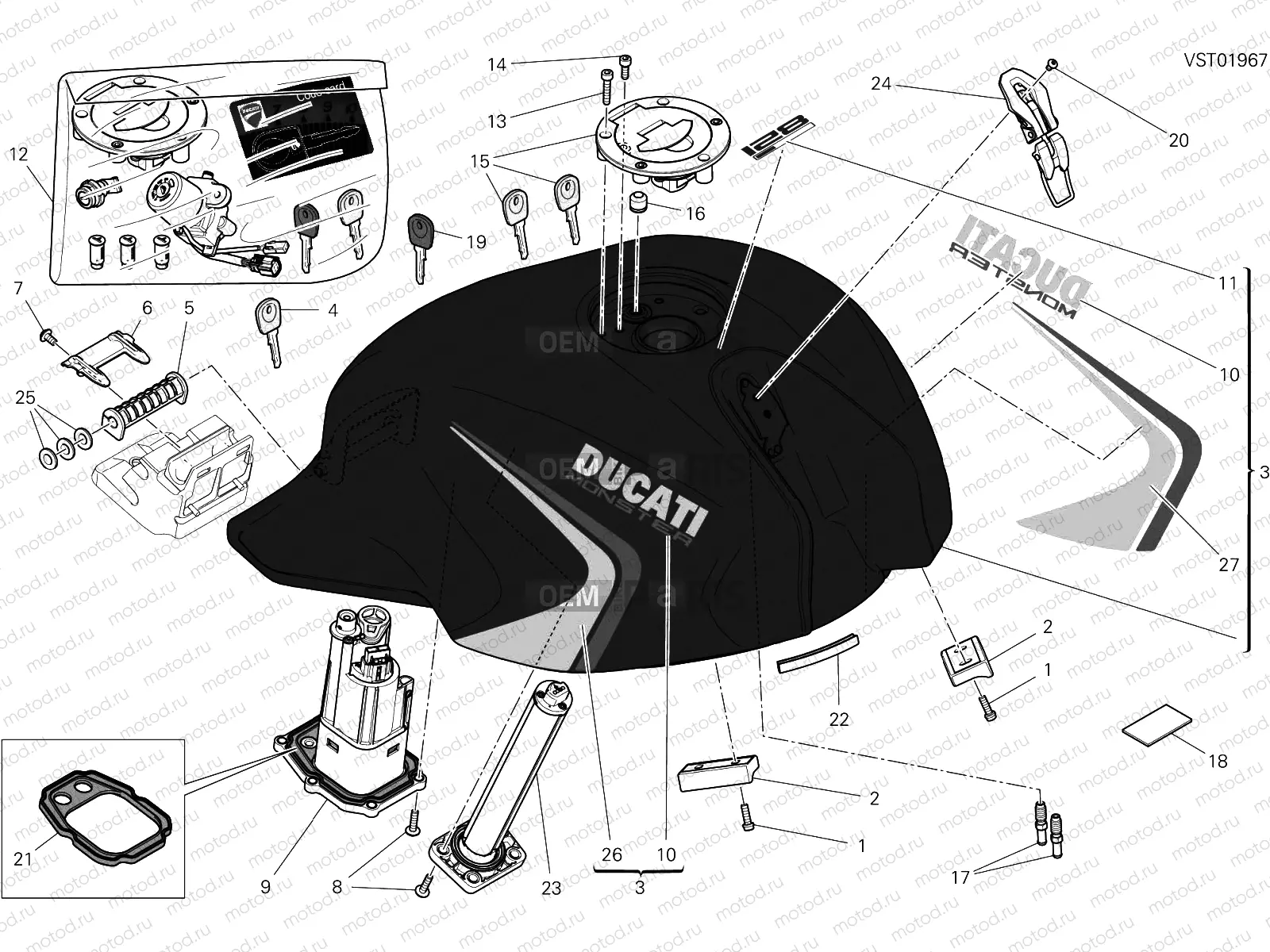 FUEL TANK [MOD:M821STEA]