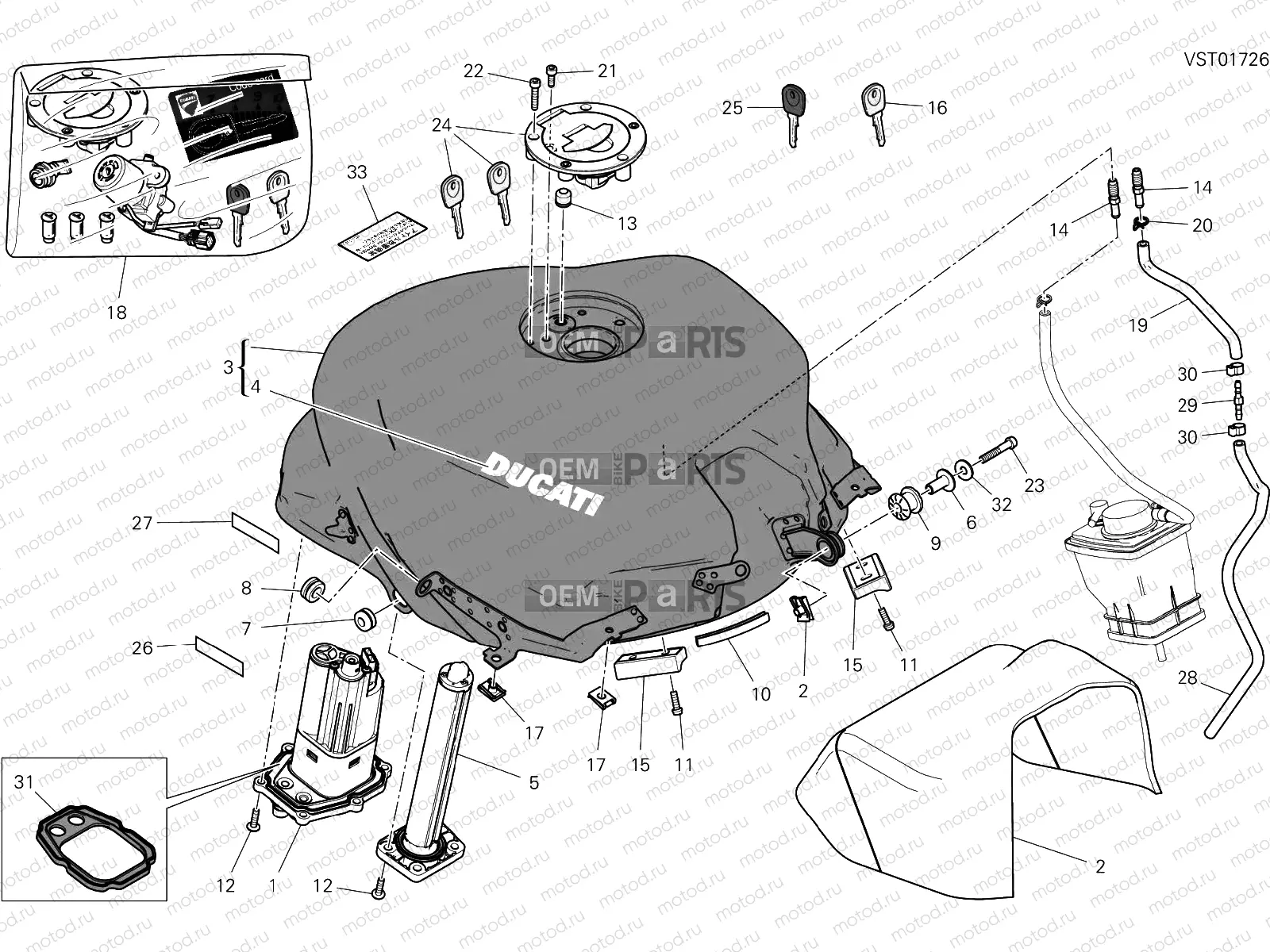 FUEL TANK [MOD:SS 939 S;XST:JAP]