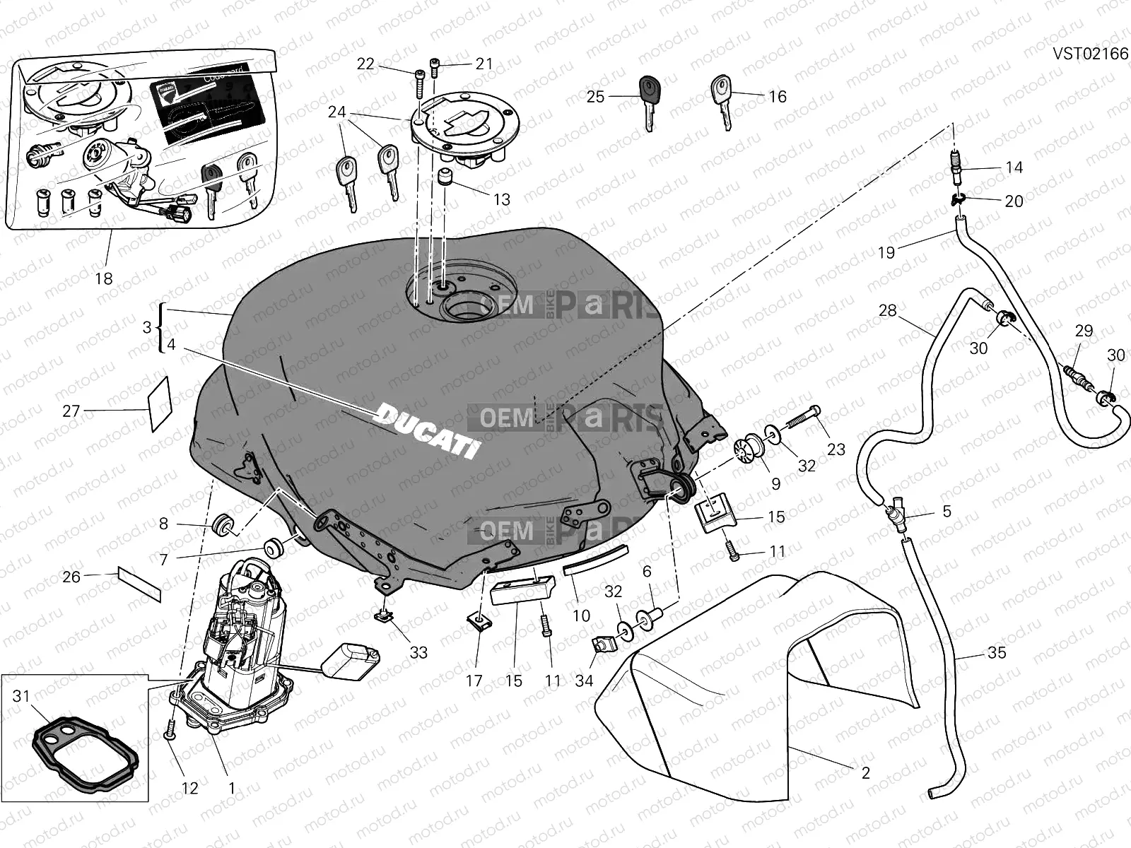 FUEL TANK [MOD:SS 950 S]