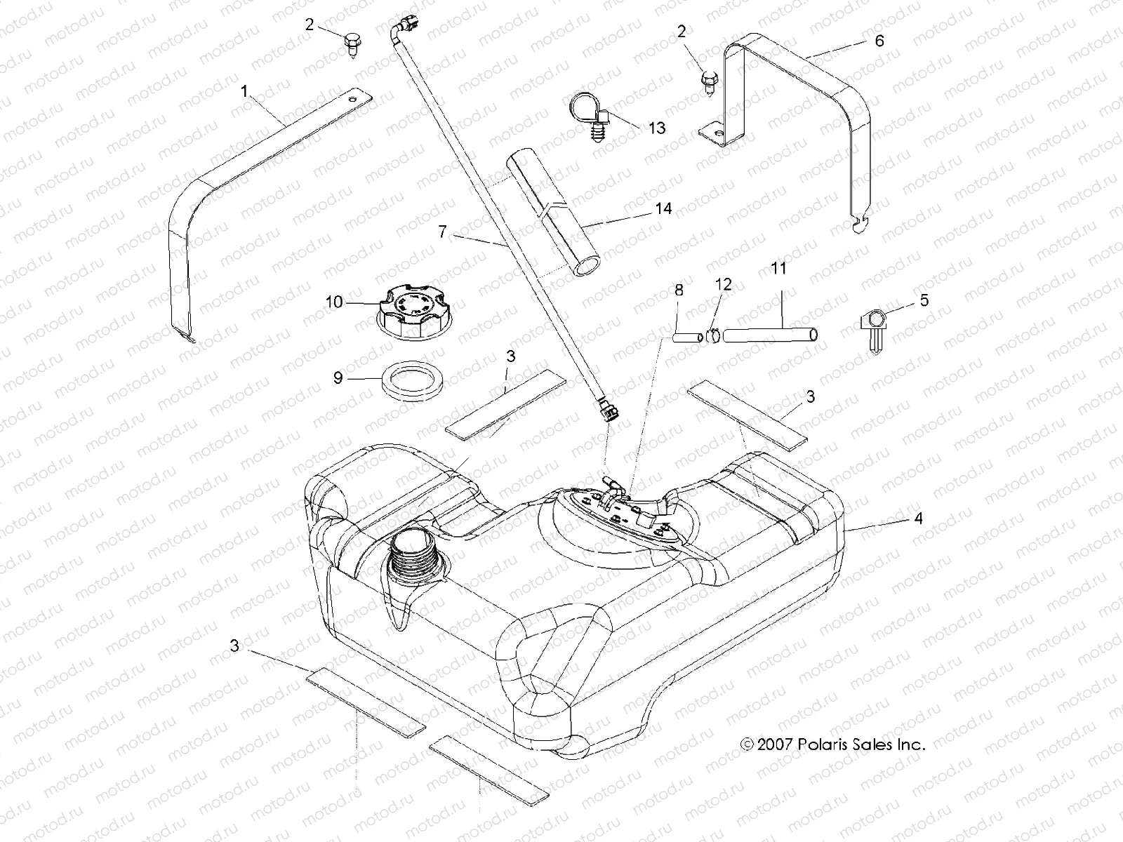 FUEL TANK - R08VH76AD/AG (49RGRFUEL08VISTA) | FUEL TANK - R08VH76AD/AG (49RGRFUEL08VISTA)