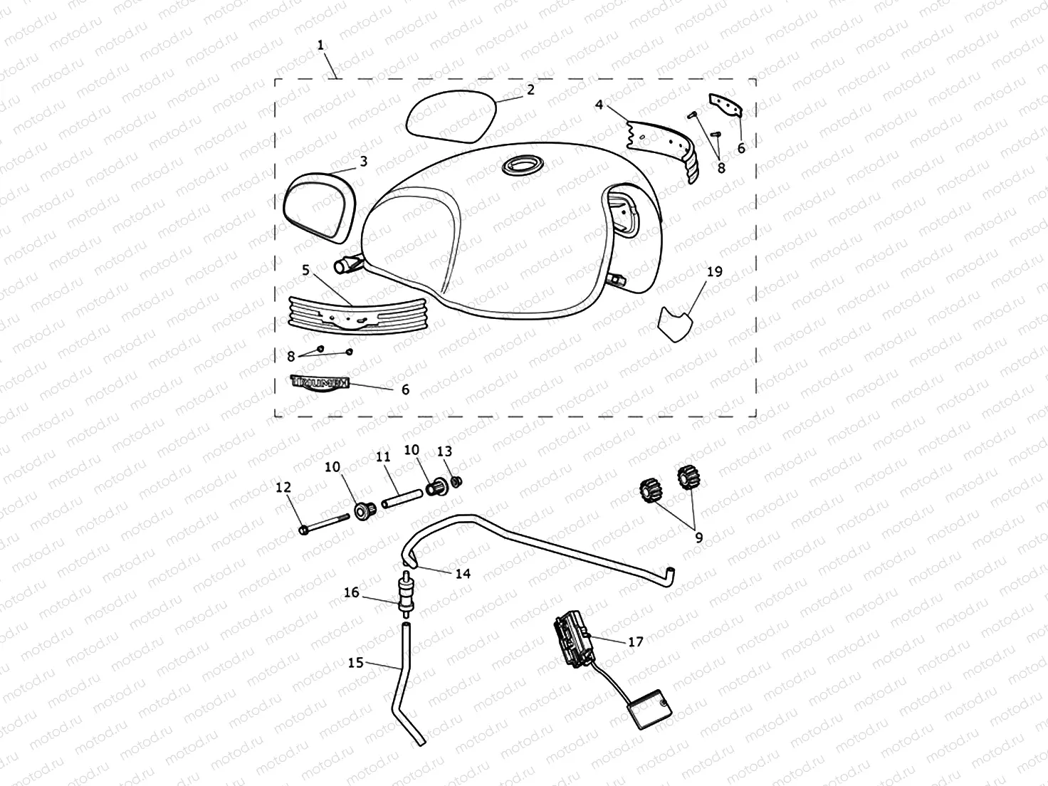 Fuel Tank - T120 Ace Only