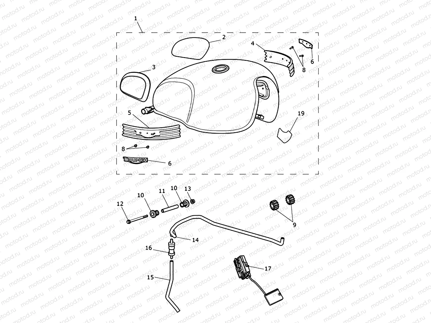 Fuel Tank - T120 Diamond