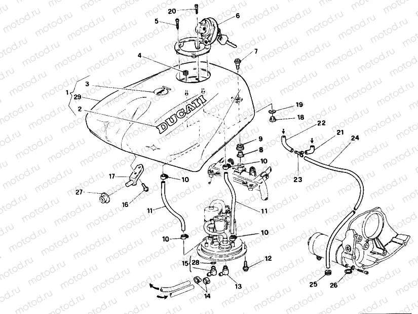 FUEL TANK » TANK/SEAT