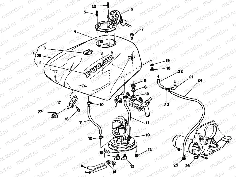 FUEL TANK » TANK/SEAT