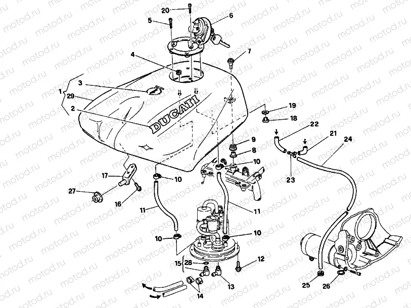FUEL TANK » TANK/SEAT