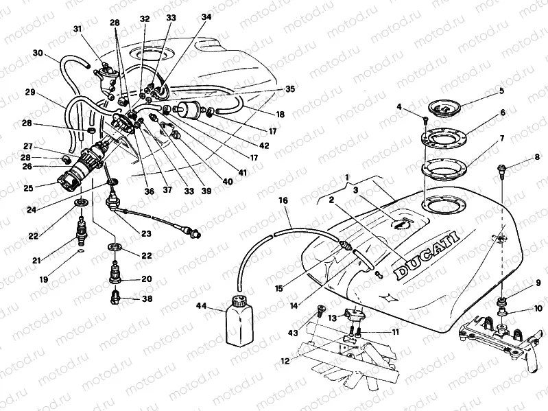 FUEL TANK » TANK/SEAT