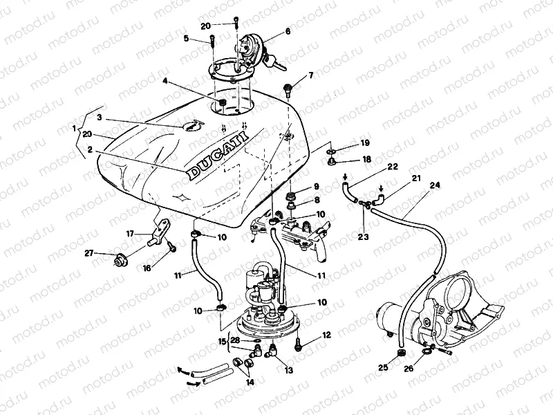 FUEL TANK » TANK/SEAT