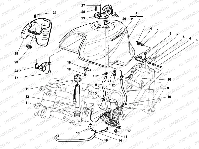 FUEL TANK » TANK/SEAT