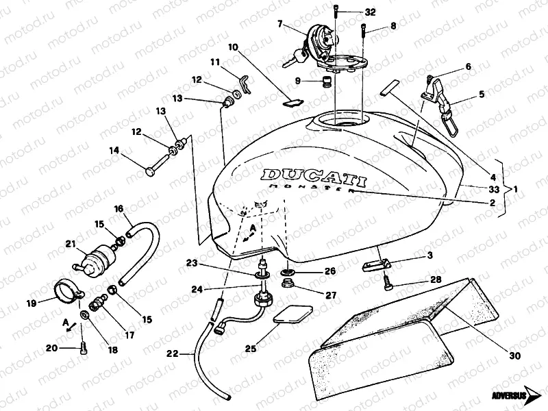 FUEL TANK » TANK/SEAT
