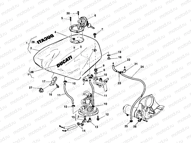 FUEL TANK » TANK/SEAT