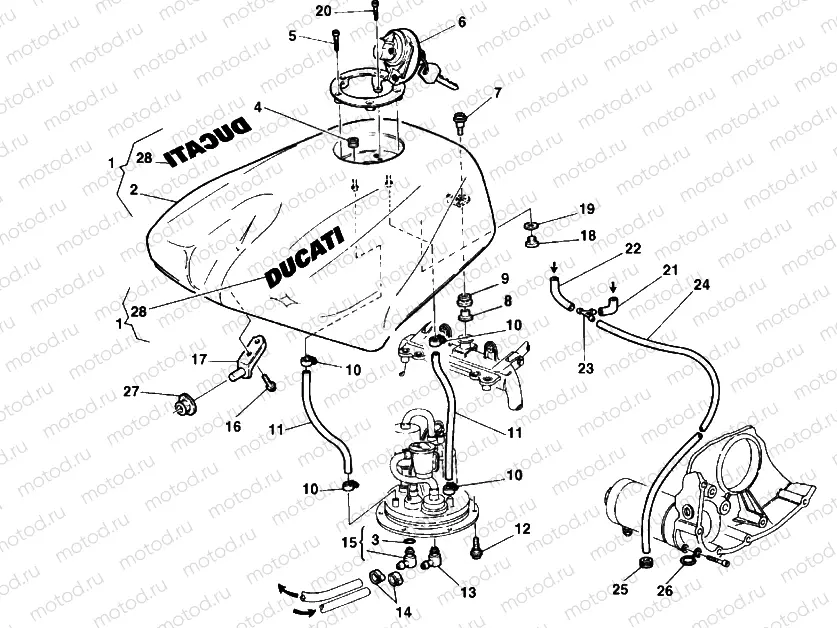 FUEL TANK » TANK/SEAT
