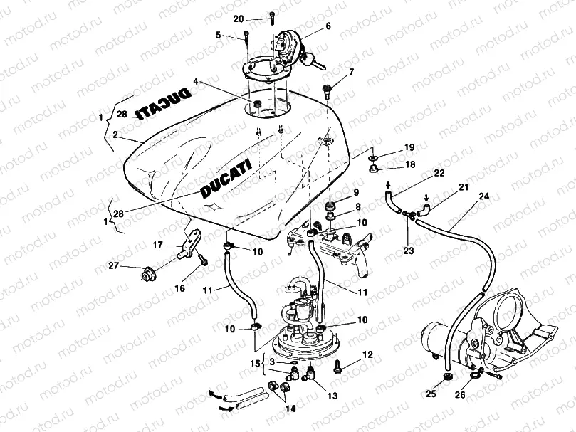 FUEL TANK » TANK/SEAT