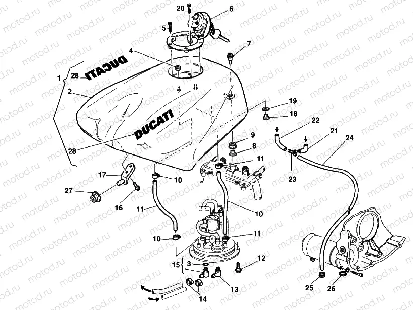 FUEL TANK » TANK/SEAT