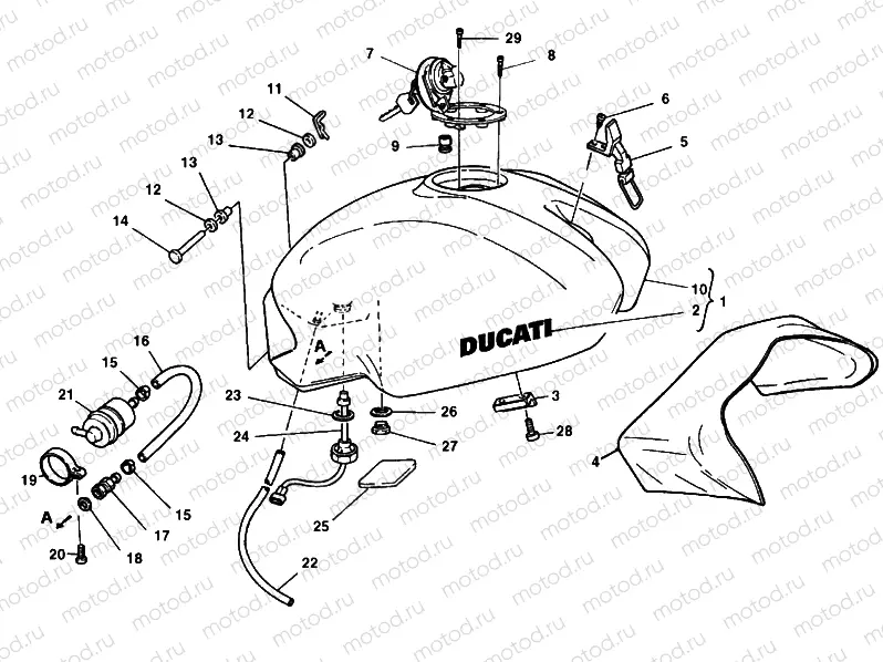 FUEL TANK » TANK/SEAT