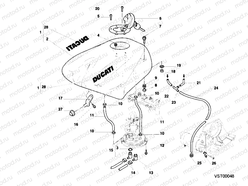 FUEL TANK » TANK/SEAT