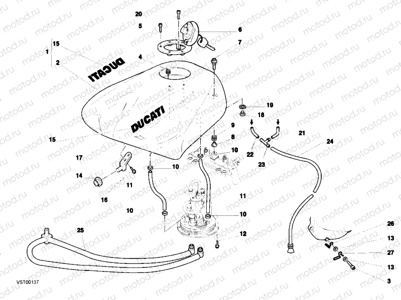 FUEL TANK » TANK/SEAT
