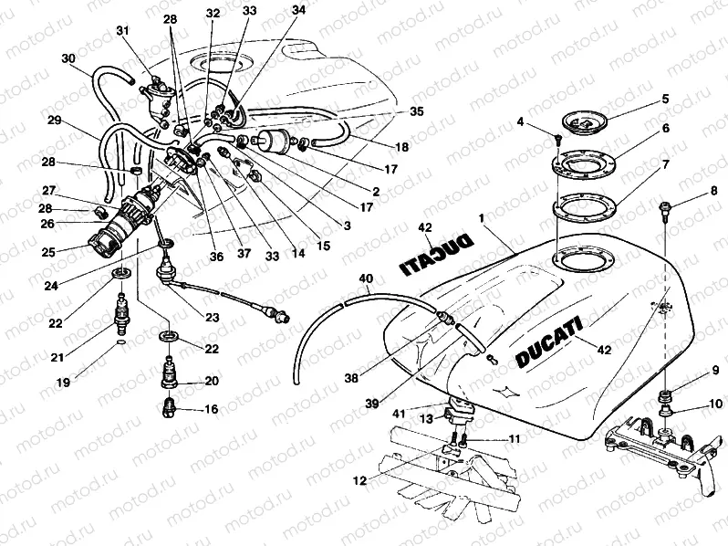 FUEL TANK » TANK/SEAT