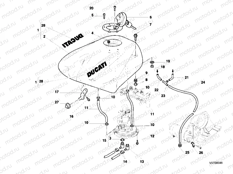 FUEL TANK » TANK/SEAT