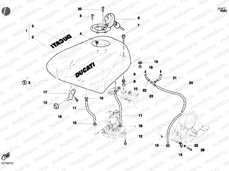 FUEL TANK » TANK/SEAT