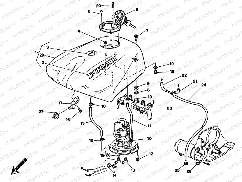 FUEL TANK » TANK/SEAT