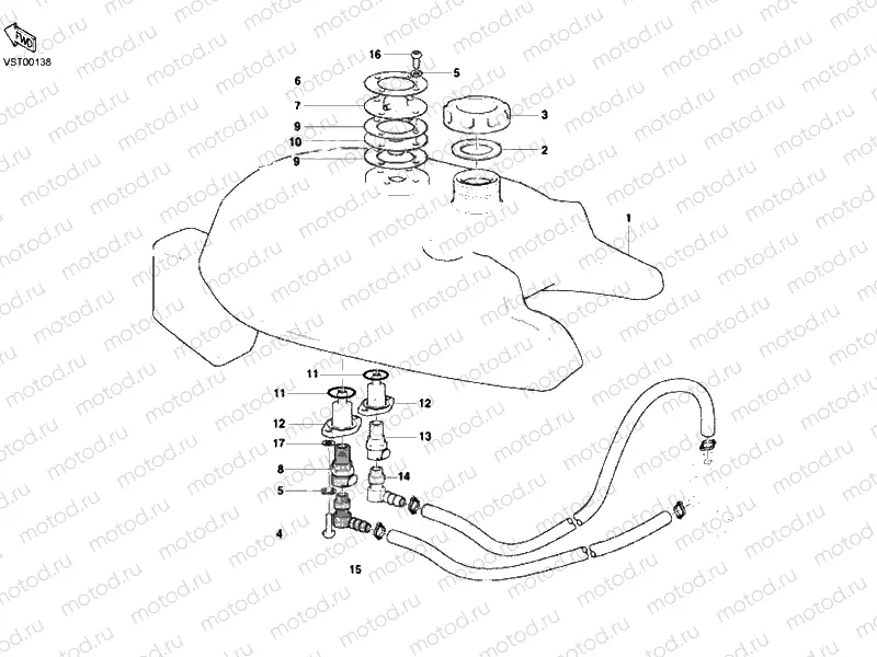 FUEL TANK » TANK/SEAT