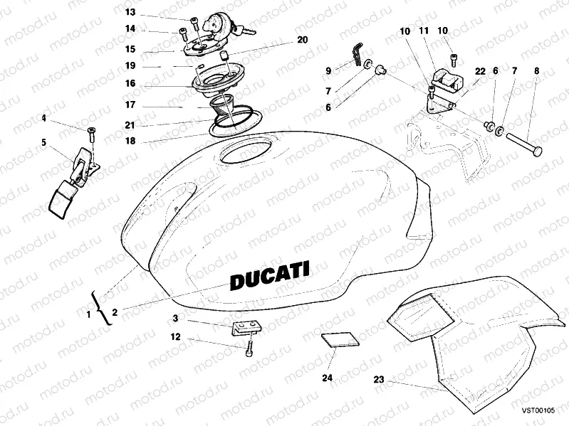 FUEL TANK » TANK/SEAT