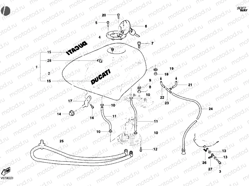 FUEL TANK » TANK/SEAT