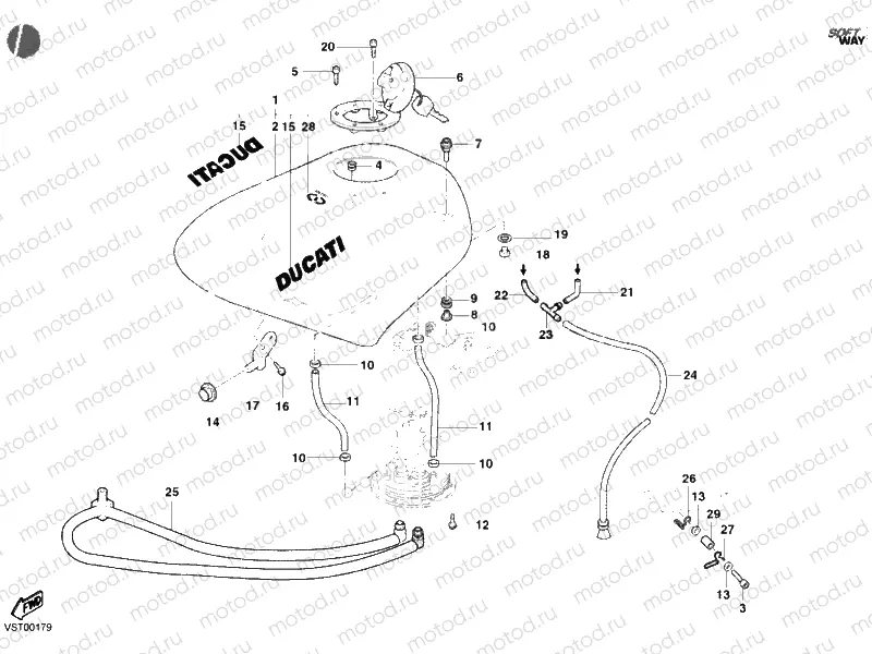 FUEL TANK » TANK/SEAT