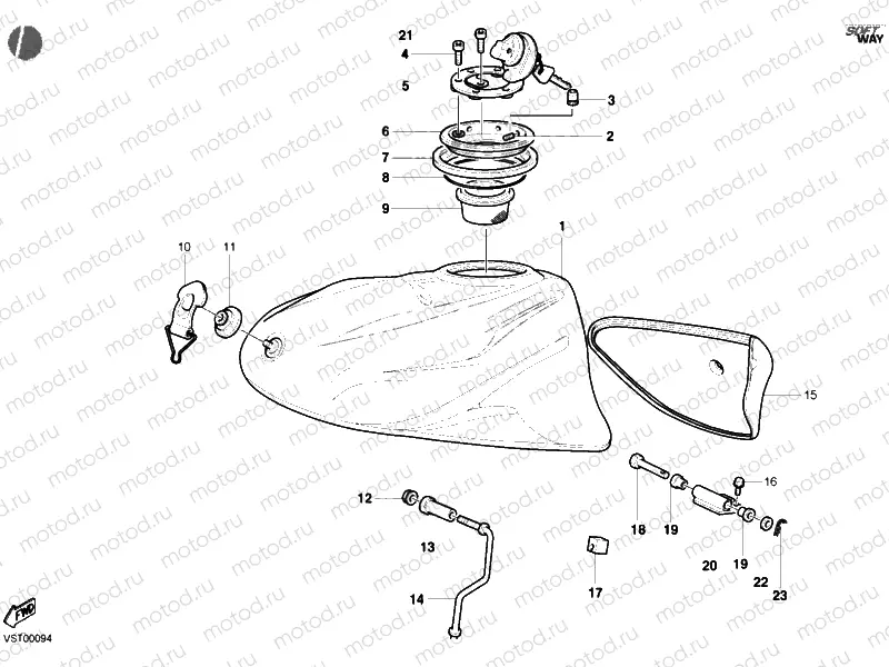 FUEL TANK » TANK/SEAT
