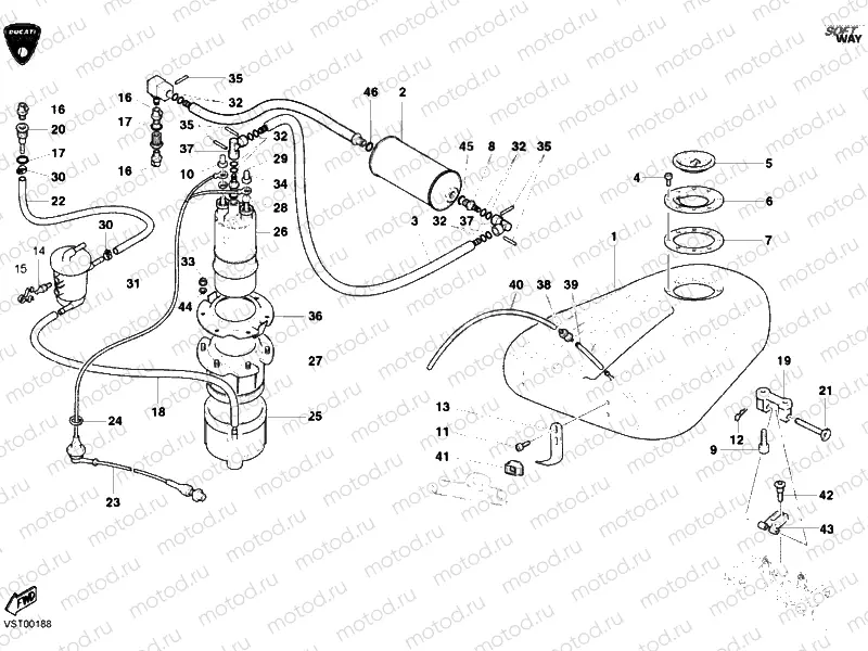 FUEL TANK » TANK/SEAT