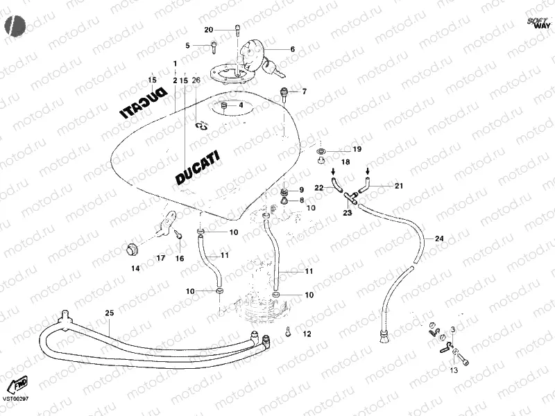 FUEL TANK » TANK/SEAT