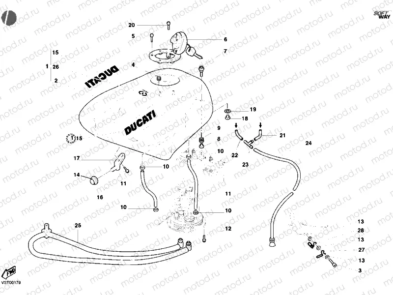 FUEL TANK » TANK/SEAT