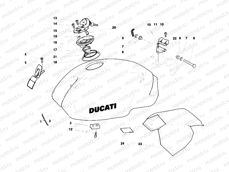 FUEL TANK » TANK/SEAT