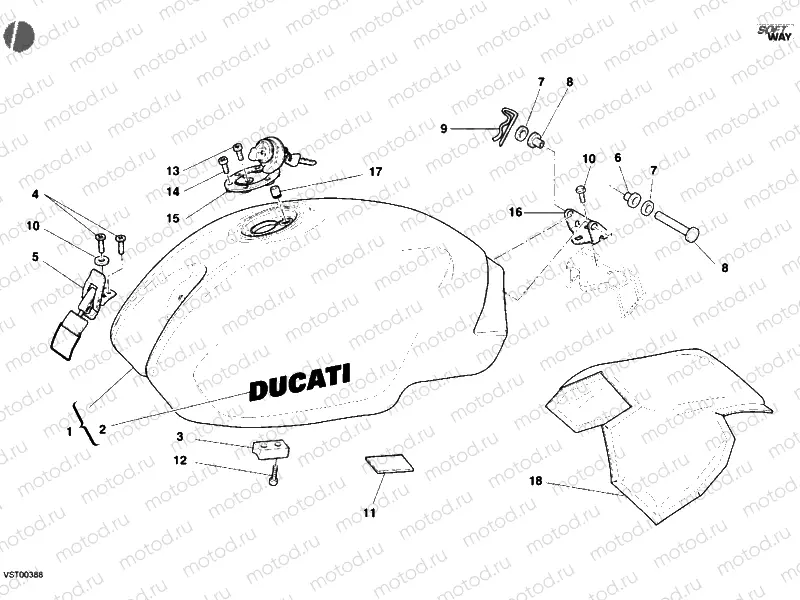 FUEL TANK » TANK/SEAT