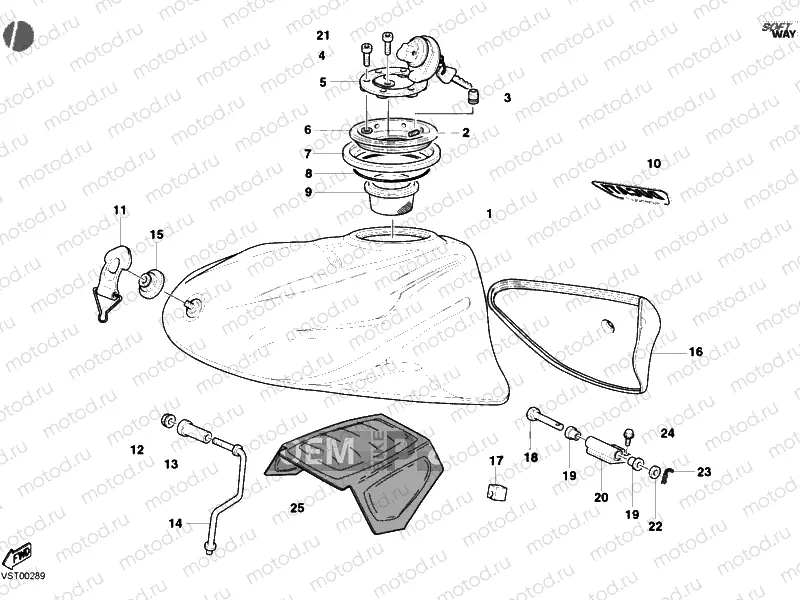 FUEL TANK » TANK/SEAT