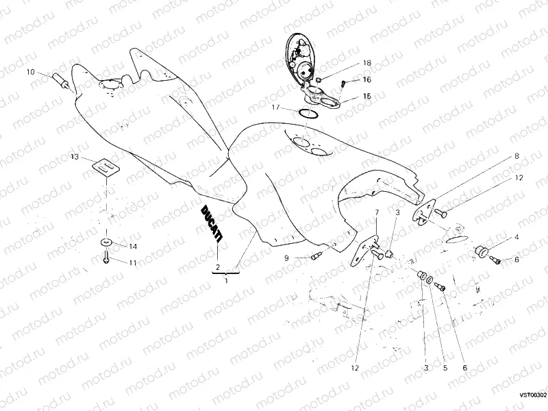 FUEL TANK » TANK/SEAT