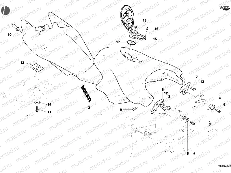 FUEL TANK » TANK/SEAT