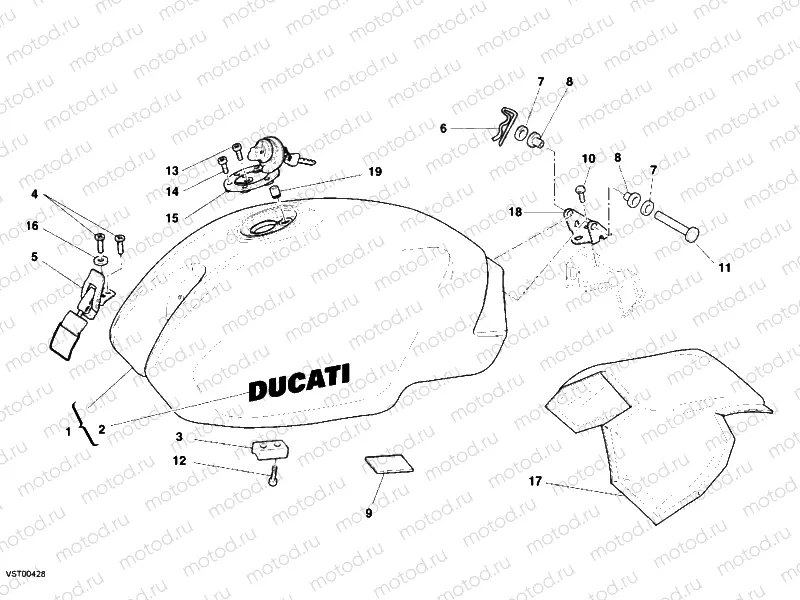 FUEL TANK » TANK/SEAT