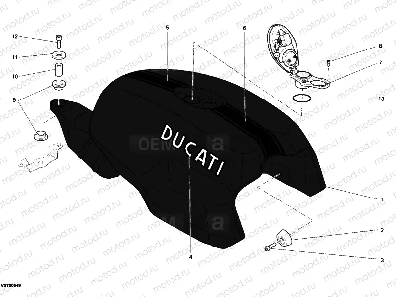FUEL TANK » TANK/SEAT