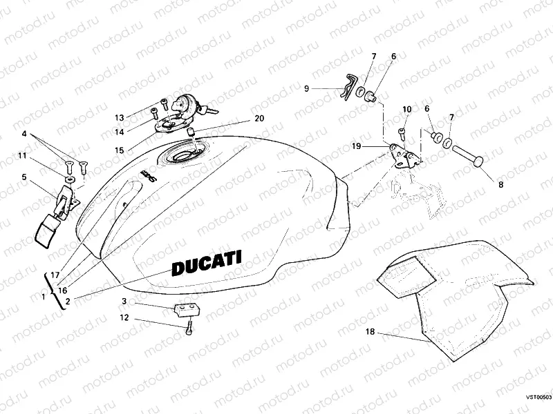 FUEL TANK » TANK/SEAT