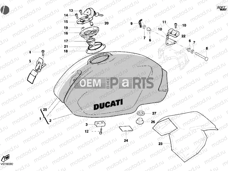 FUEL TANK » TANK/SEAT